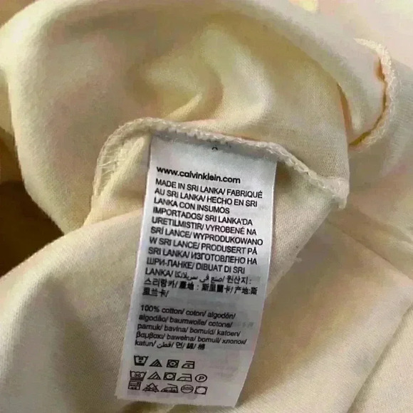 CALVIN Klein Men’s Light Yellow Liquid Touch Polo Size Medium - Picture 7 of 8